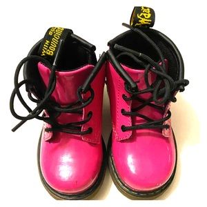 Dr. Martens BrookLee Patent Boots - Toddler Size 5